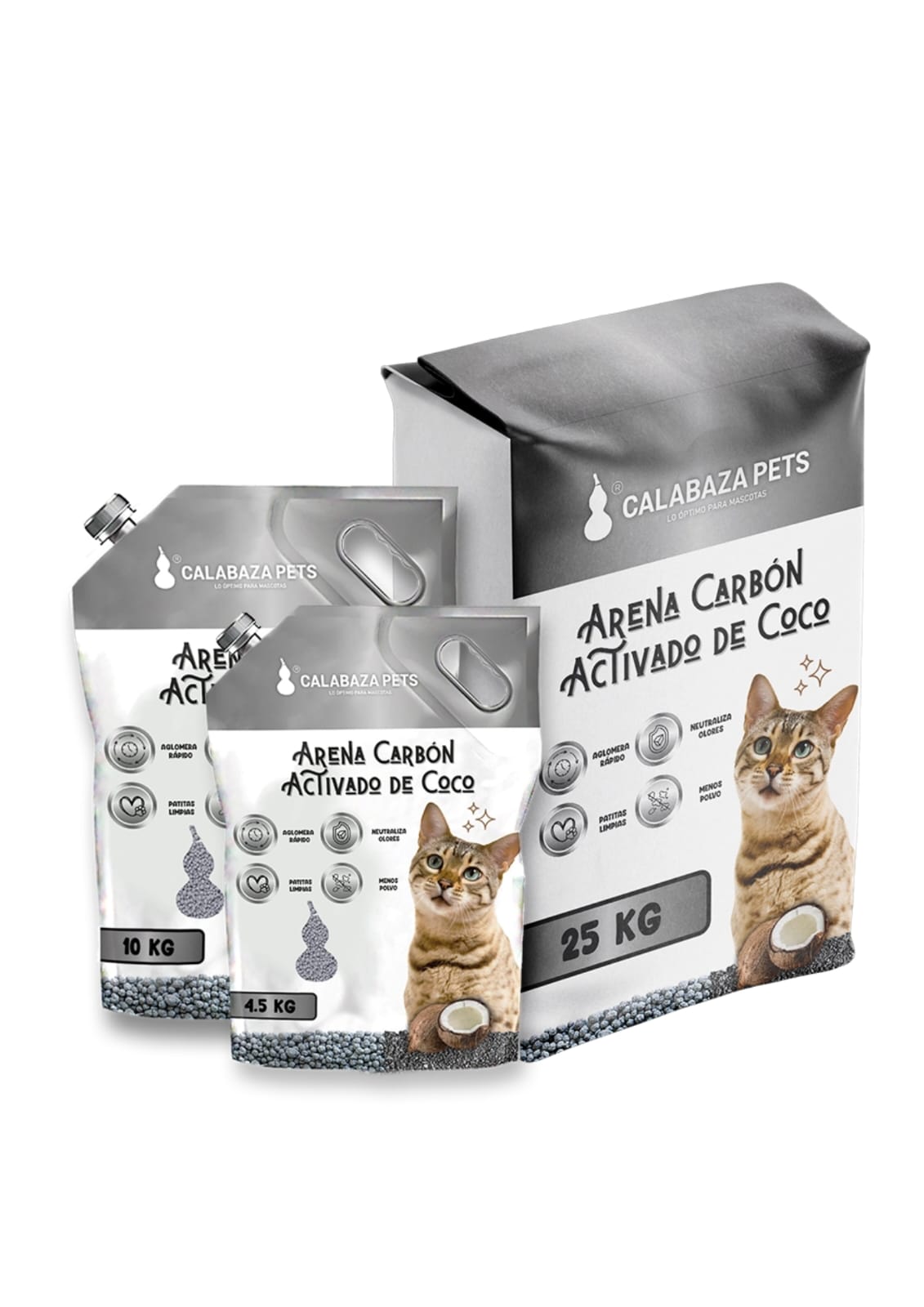 Arena carbón activado